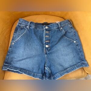 Blue Denim Women's Shorts